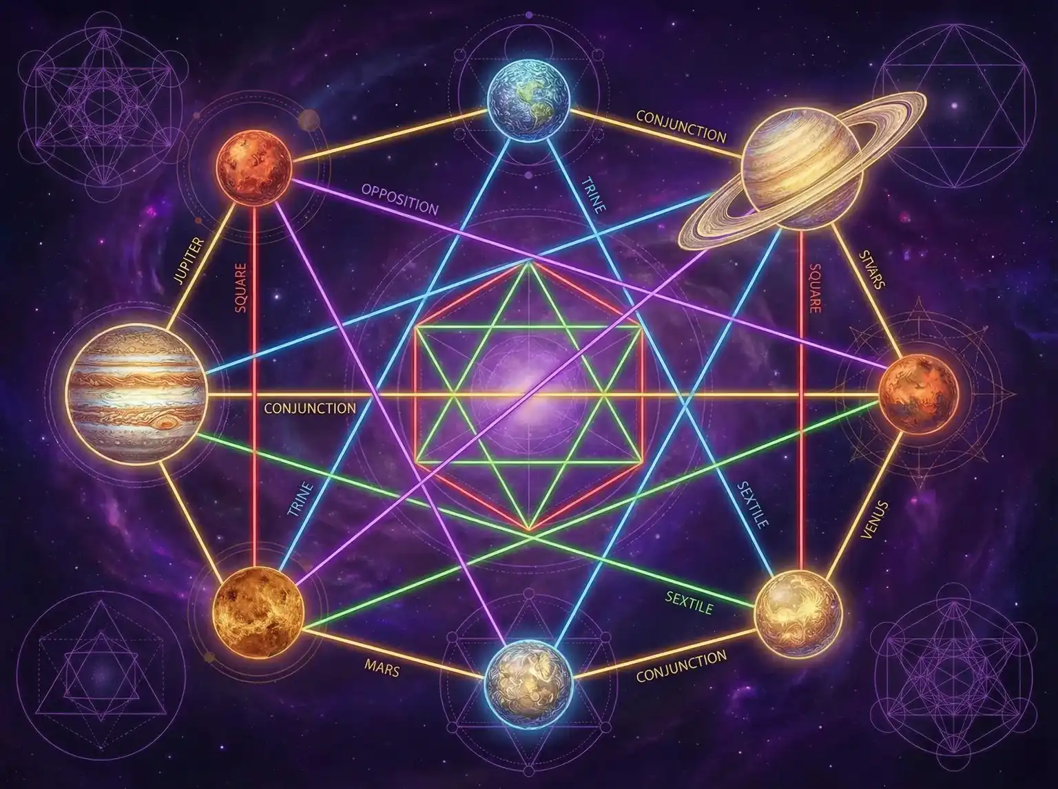 行星相位解读 - 御龙在天怎么升级最快 | 占星学进阶